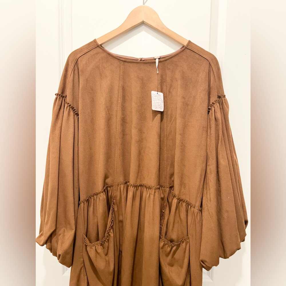 FREE PEOPLE Summer Love Faux Suede Dress - Picture 3 of 6